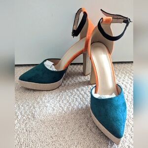 Platform heeled sandals